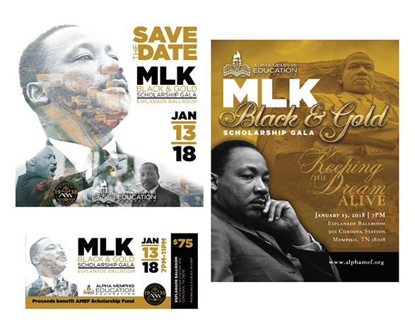 2018 MLK Scholarship Gala Branding